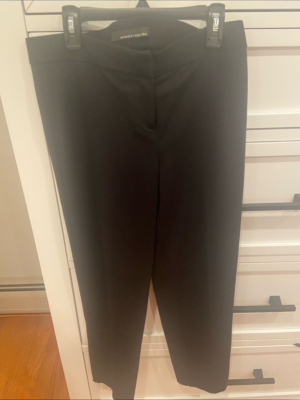 Amanda & Chelsea Black Straight-Leg Ponte Pants